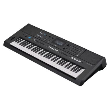 Yamaha PSR E483 keyboard 61 klawiszy gama konin bok