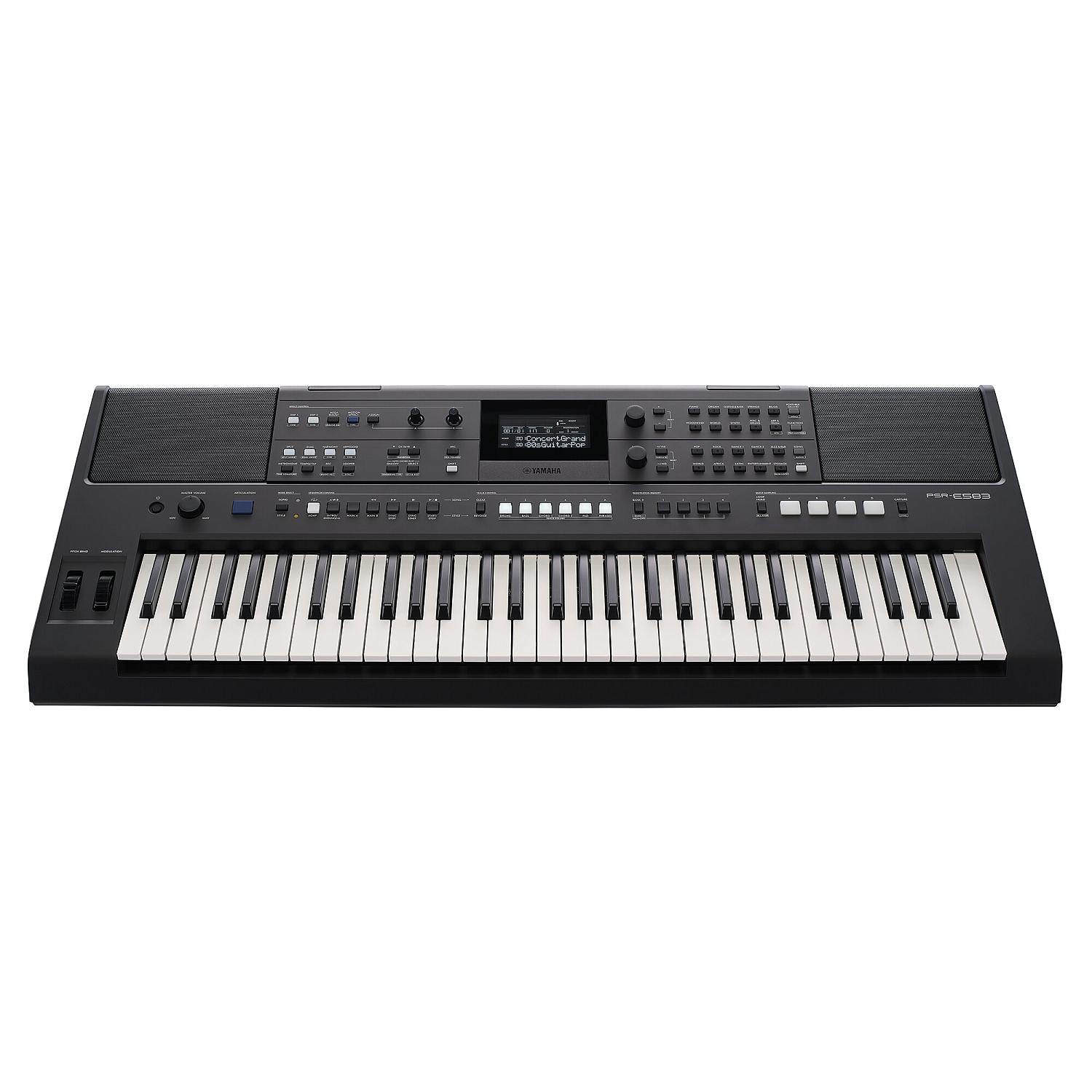 Yamaha PSR E-583 keyboard 61 klawiszy dynamicznych z zasilaczem - obrazek 3