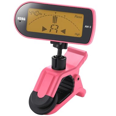 Korg AW 2G PI tuner chromatyczny do gitary (różowy)