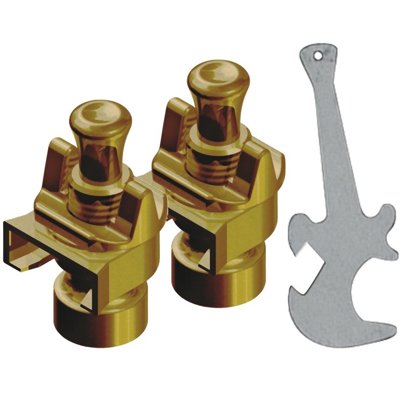 Hennessey NSL8200G Strap Lock Gold zaczepy do paska